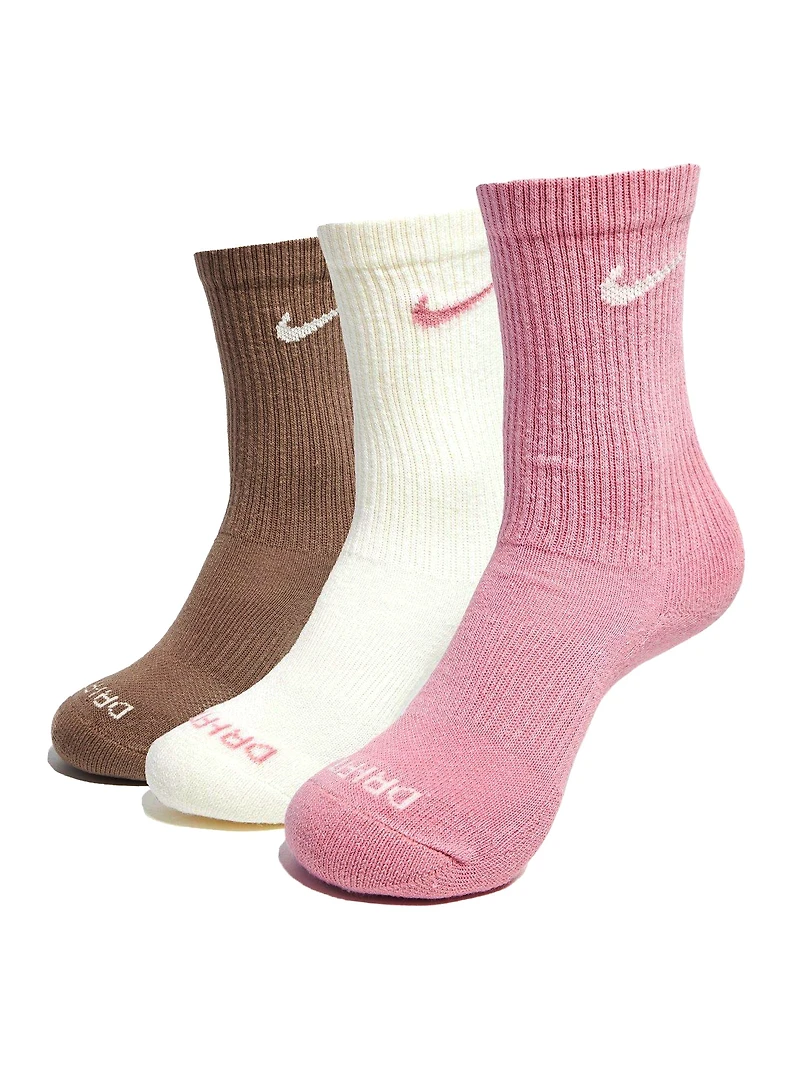 NIKE EVERYDAY PLUS CUSHIONED CREW SOCKS 3 PACK