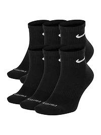 NIKE EVERYDAY PLUS CUSHIONED ANKLE SOCKS 6 PACK