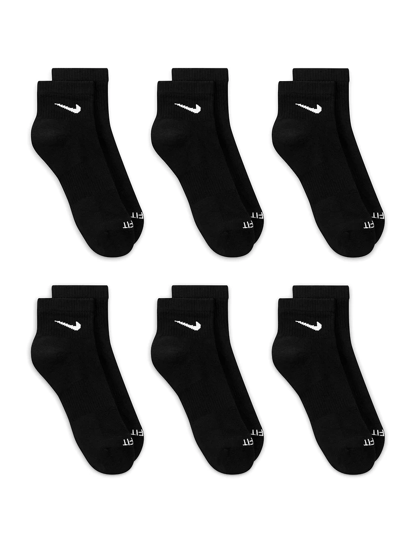 NIKE EVERYDAY PLUS CUSHIONED ANKLE SOCKS 6 PACK