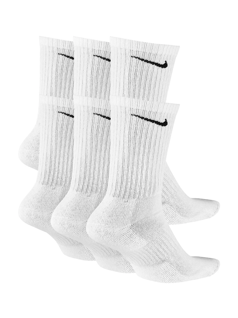 NIKE EVERYDAY CUSHIONED 6 PACK SOCKS