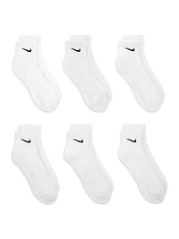 NIKE EVERYDAY CUSHIONED ANKLE SOCKS 6 PACK