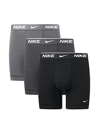 NIKE ESSENTIALS COTTON STRETCH BOXER BRIEFS 3PK