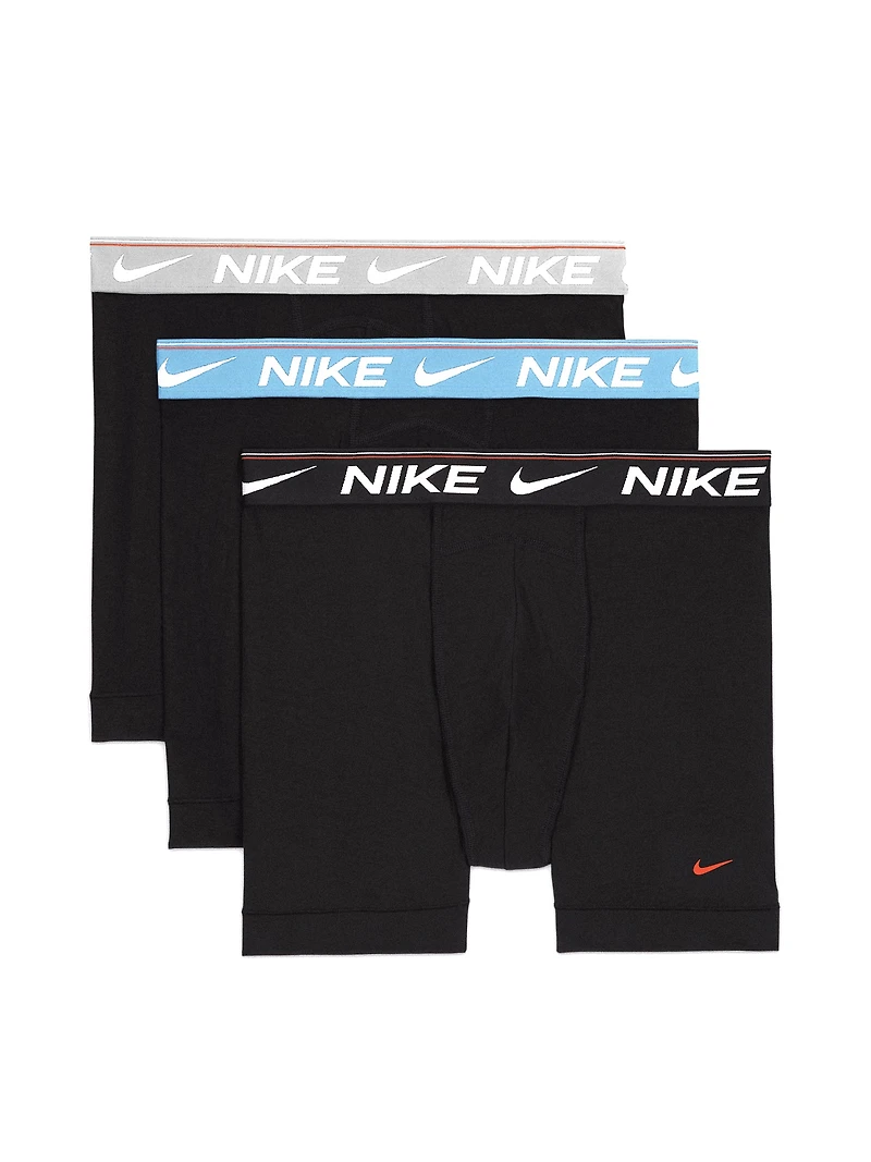 NIKE ULTRA COMFORT BOXER BRIEF3PK - NOIR