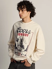 COORS COWBOY RELAXED CREW