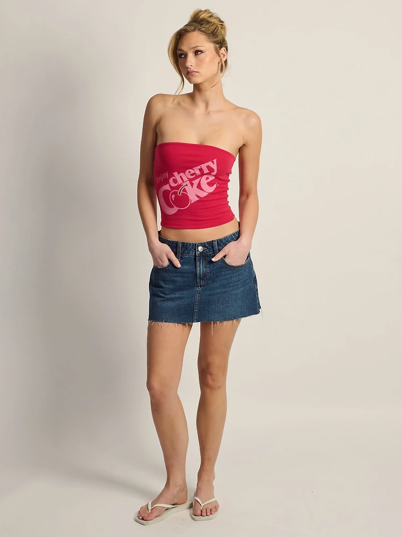 CHERRY COKE TUBE TOP
