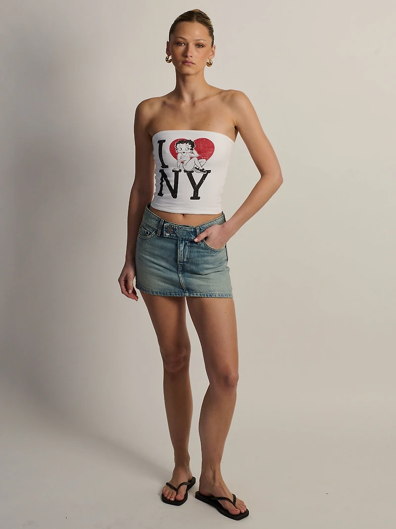 NTD APPAREL BETTY BOOP NY TUBE TOP