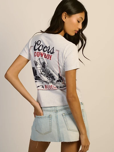 COORS RODEO BOXY TEE