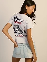 COORS RODEO BOXY TEE