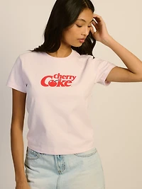 PINK CHERRY COKE BOXY TEE