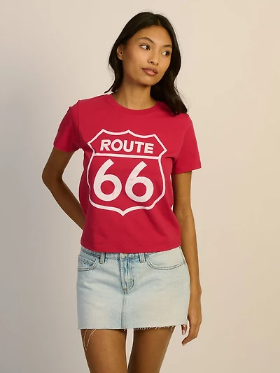 ROUTE 66 BOXY TEE