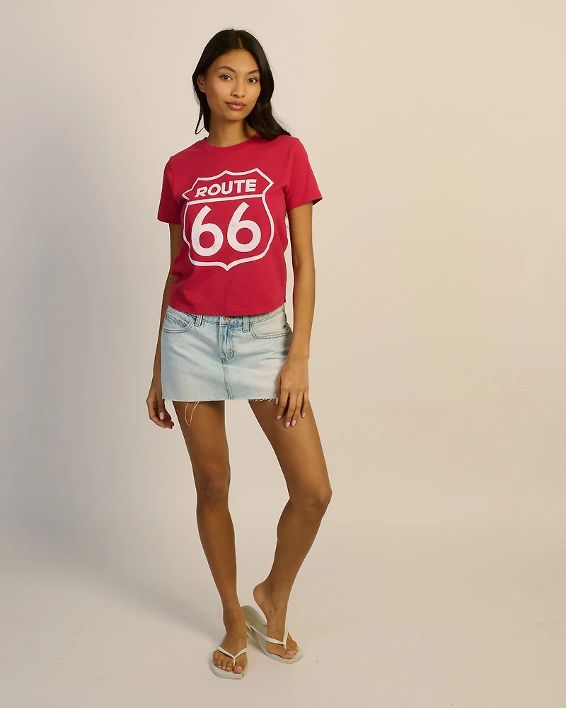 ROUTE 66 BOXY TEE
