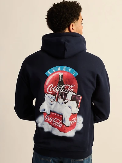 COCA COLA BEAR PULLOVER HOODIE