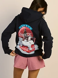 PULL-OVER À CAPUCHE OURS COCA COLA