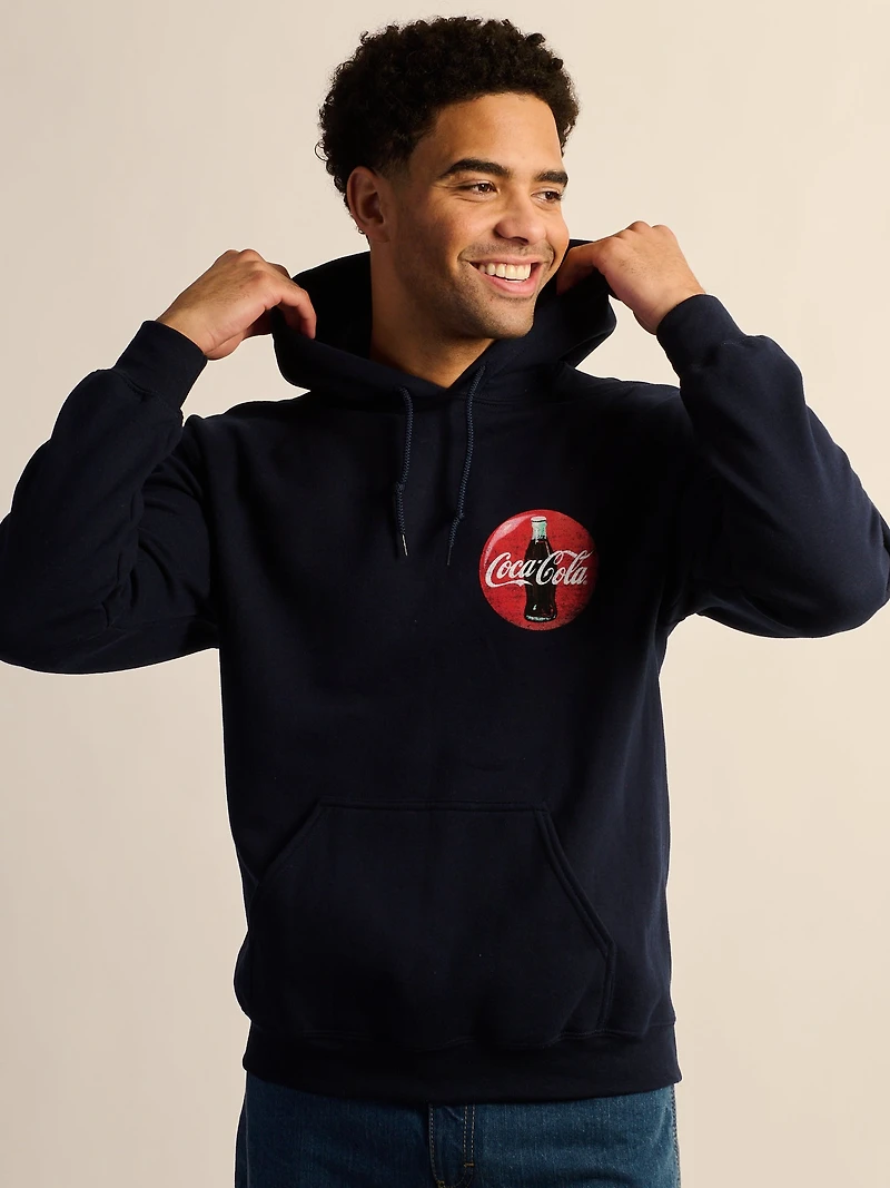 COCA COLA BEAR PULLOVER HOODIE