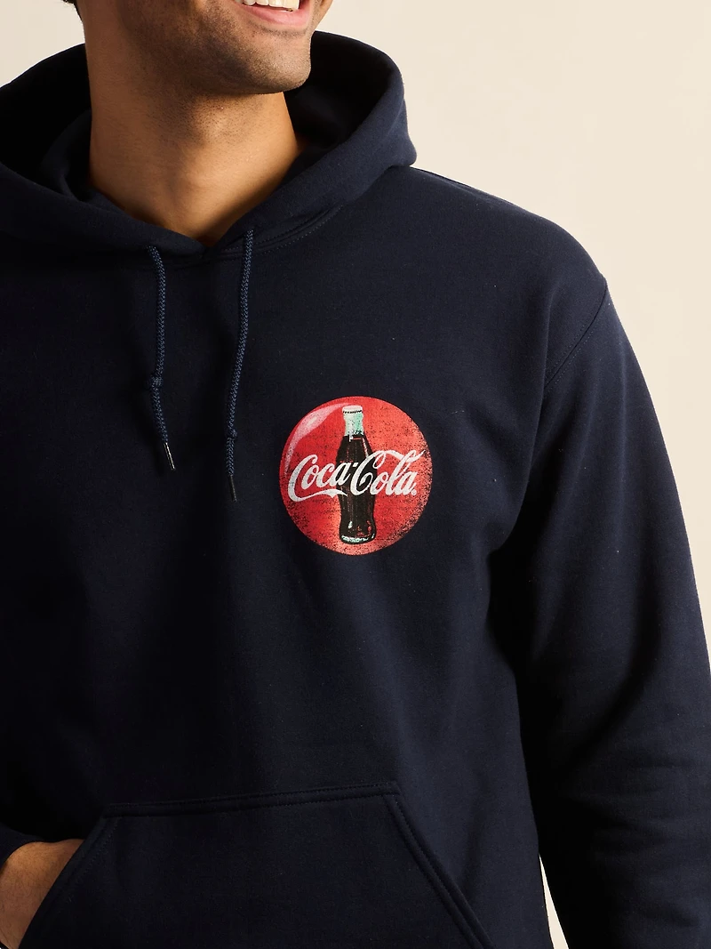 COCA COLA BEAR PULLOVER HOODIE