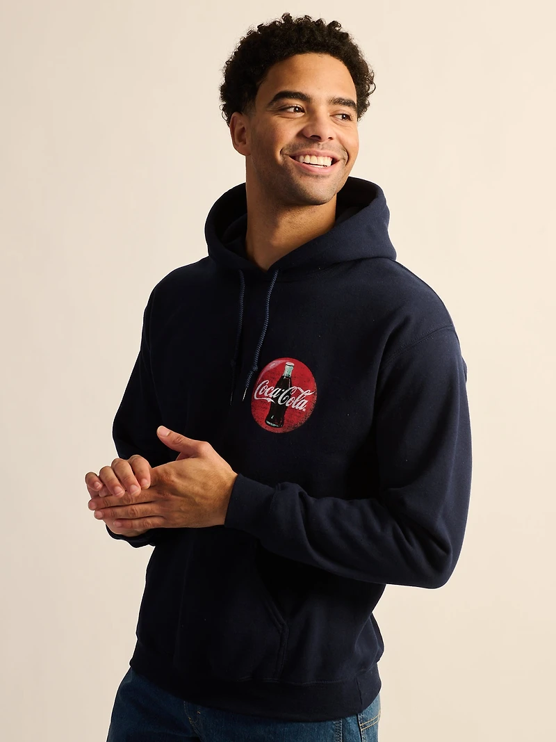 COCA COLA BEAR PULLOVER HOODIE