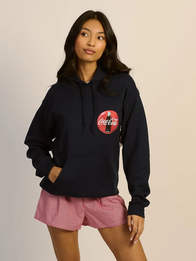 PULL-OVER À CAPUCHE OURS COCA COLA