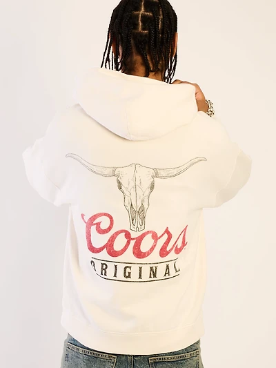 COORS BULL RELAXED FIT HOODIE