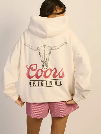 COORS BULL RELAXED FIT HOODIE