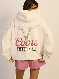 COORS BULL RELAXED FIT HOODIE