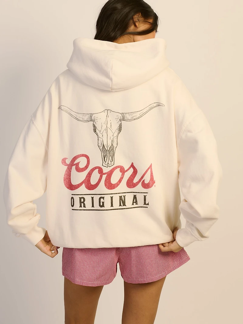 COORS BULL RELAXED FIT HOODIE