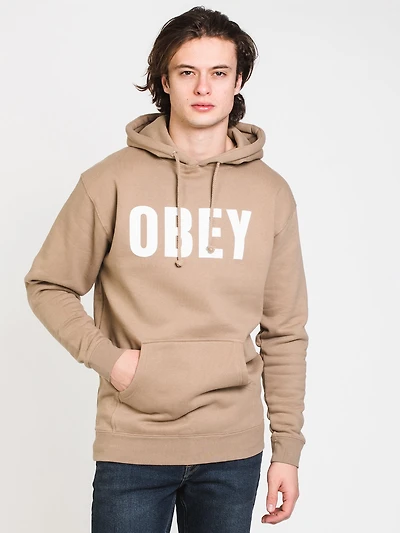 PULL-OVER À CAPUCHE OFFICIEL OBEY POUR HOMME