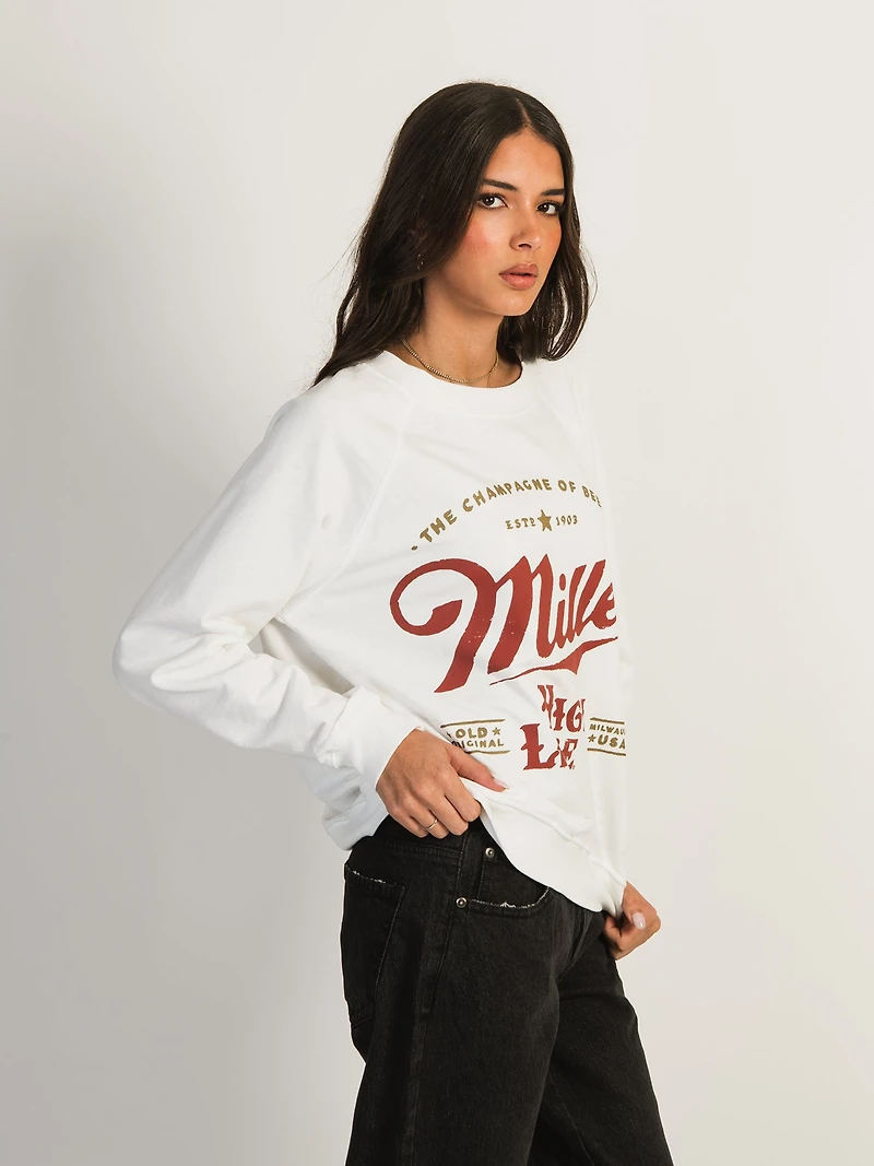 MILLER HIGH LIFE CREW FLEECE