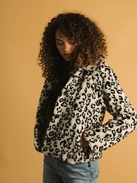 ONLY EMILY ALL OVER PRINT YEDDY JACKET - DÉSTOCKAGE