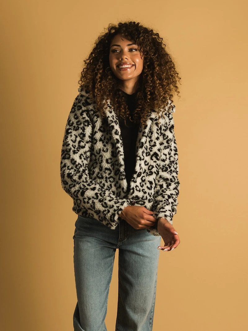 ONLY EMILY ALL OVER PRINT YEDDY JACKET - DÉSTOCKAGE