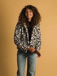 ONLY EMILY ALL OVER PRINT YEDDY JACKET - DÉSTOCKAGE