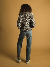 ONLY EMILY ALL OVER PRINT YEDDY JACKET - DÉSTOCKAGE