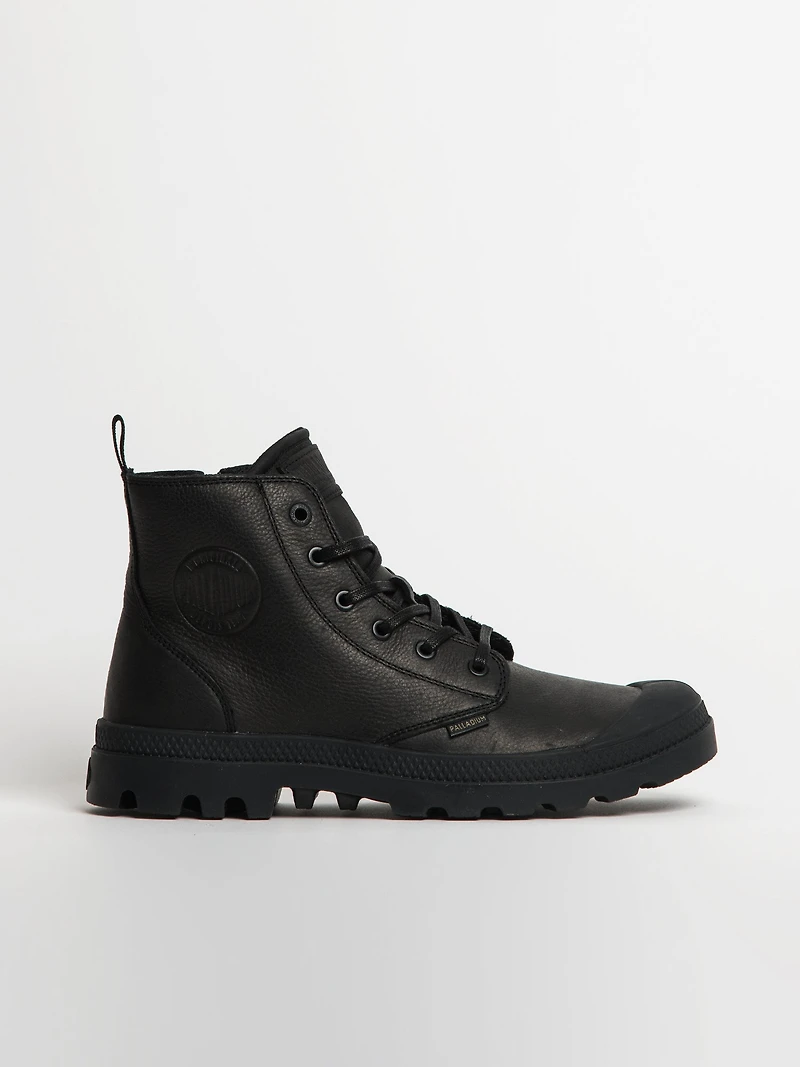 MENS PALLADIUM PAMPA ZIP LEATHER ESSENTIAL - CLEARANCE