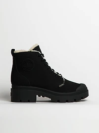 ZIP EN NUBUCK DOUBLÉ LAINE PALLABASE PALLADIUM FEMME - LIQUIDATION