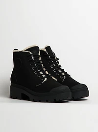 ZIP EN NUBUCK DOUBLÉ LAINE PALLABASE PALLADIUM FEMME - LIQUIDATION