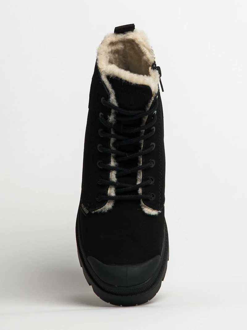 ZIP EN NUBUCK DOUBLÉ LAINE PALLABASE PALLADIUM FEMME - LIQUIDATION