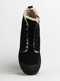 ZIP EN NUBUCK DOUBLÉ LAINE PALLABASE PALLADIUM FEMME - LIQUIDATION