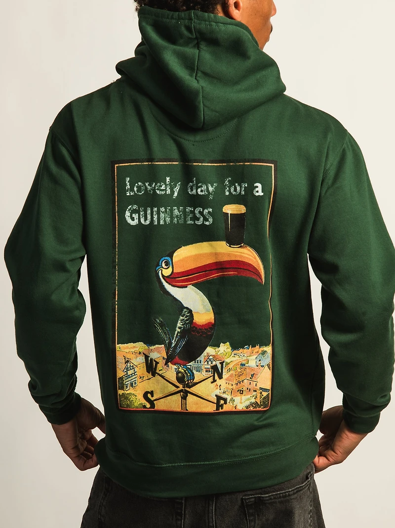 PULL-OVER À CAPUCHE GUINNESS TUCAN