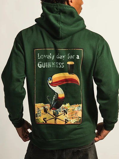 PULL-OVER À CAPUCHE GUINNESS TUCAN