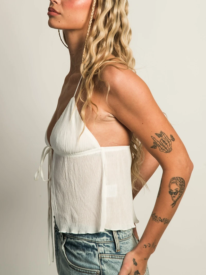 PRINCESS POLLY CHANTRIA TOP - WHITE
