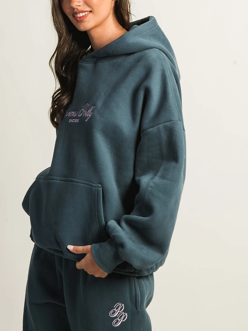 SWEATSHIRT PRINCESS POLLY HOODED SCRIPT