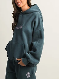 SWEATSHIRT PRINCESS POLLY HOODED SCRIPT