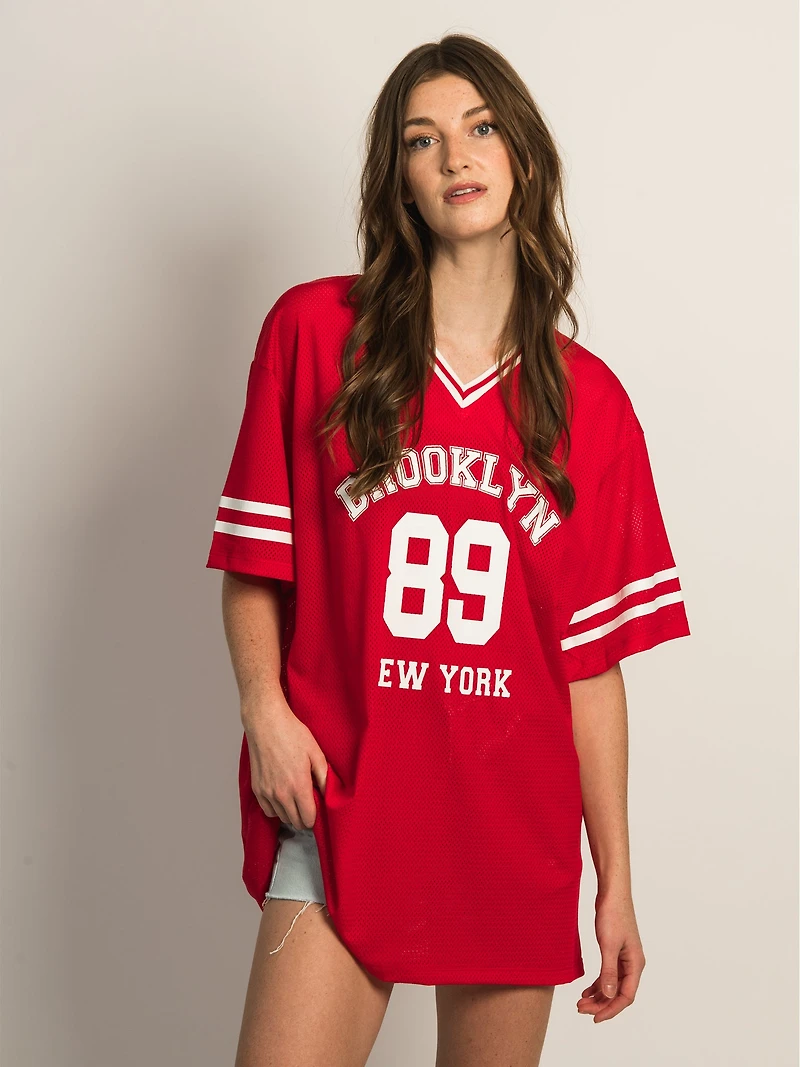 PRINCESS POLLY MICHAIL JERSEY MINI DRESS