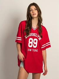 PRINCESS POLLY MICHAIL JERSEY MINI DRESS