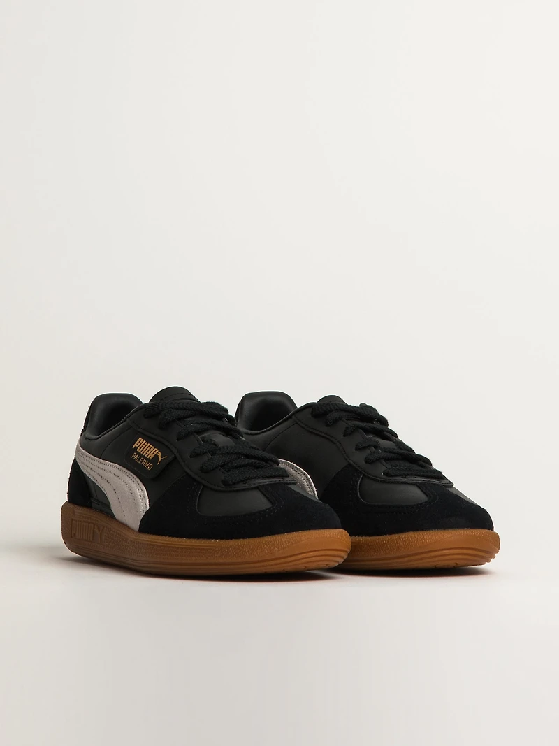 PUMA PALERMO EN CUIR POUR FEMME - NOIR/BLANC