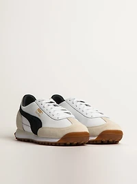 MENS PUMA EASY RIDER MIX SNEAKER - WHITE/BLACK