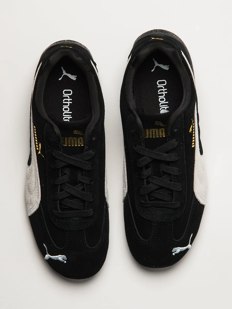 WOMENS PUMA SPEEDCAT OG SNEAKER - BLACK/WHITE