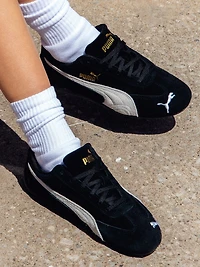WOMENS PUMA SPEEDCAT OG SNEAKER - BLACK/WHITE