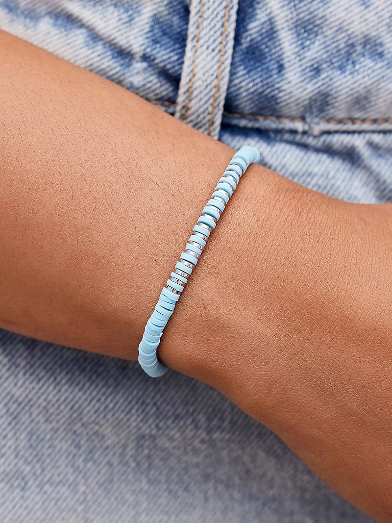 PURA VIDA HEISHI DISC/METAL BEAD - CLEARANCE