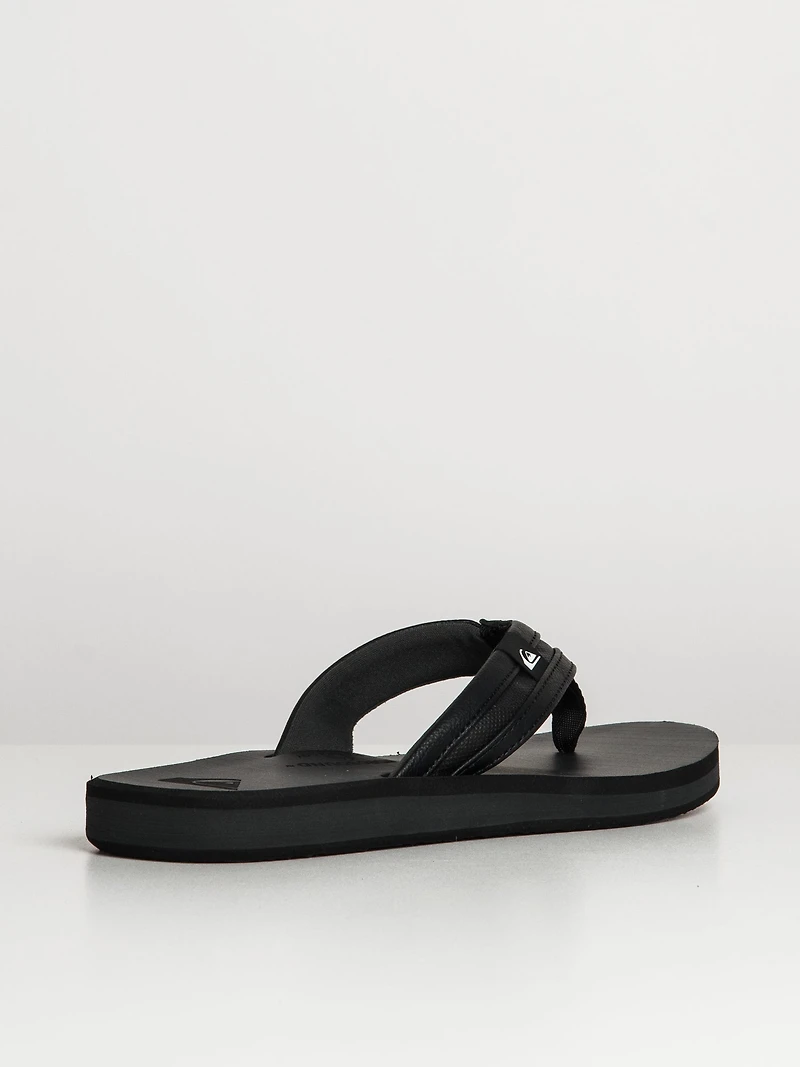 MENS QUIKSILVER CARVER SQUISH SANDALS - CLEARANCE