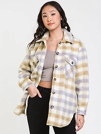 RAZZLE DAZZLE JESSICA PLAID JACKET - CLEARANCE